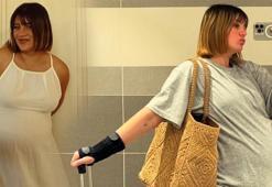 Doğum için gün sayıyor! Karnı burnunda Gizem Karaca'dan yoga pozu