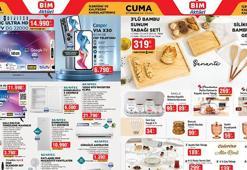 27 HAZİRAN BİM AKTÜEL İNDİRİMLERİ! BİM 27 Haziran Cuma aktüel kataloğunda hangi ürünler var? Bambu Sunum Tabağı Seti, Dekorlu Kavanoz, 6+1 Pasta Servis Seti, Un Eleği, Oyuncak Kutusu, Kaşıklı Bebek Termosu...