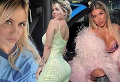 Wanda Nara kuzulara süt içirdi! Karda bisiklete bindi