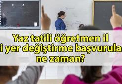 ATAMA HABERLERİ 🚩 Yaz tatili öğretmen il içi yer değiştirme başvuruları ne zaman? Öğretmen aile birliği atamaları ne zaman?