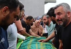 Erzurum'da taş ocağındaki göçükte ölen 3 işçi son yolculuğuna uğurlandı