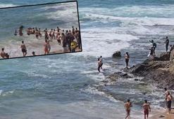 Beykoz'da denizde kaybolan 1 kişi için arama çalışması başlatıldı