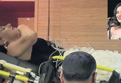 Sahne sırasında fenalaştı