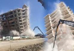 13 katlı bina tek bir darbe ile yıkıldı! ‘Sarsıntı çok şiddetliydi’