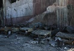 İzmir'de orman yangınının sıçradığı galericiler sitesinde hasarın boyutu ortaya çıktı