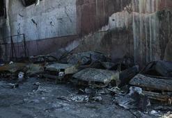 İzmir'de orman yangınının sıçradığı galericiler sitesinde hasarın boyutu ortaya çıktı