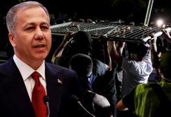 Bakan Yerlikaya'dan Saraçhane açıklaması: 42 şahıs yakalanmış ve haklarında adli işlemler başlatılmıştır