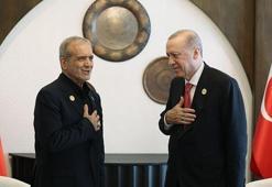 Cumhurbaşkanı Erdoğan, İran Cumhurbaşkanı Pezeşkiyan ile bir araya geldi