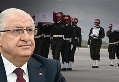 Bakan Güler'den şehit askerlerimiz için açıklama: Acımız büyük, hislerimiz tarifsiz