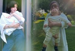 Gonca Vuslateri ve kızı Asya Mone'den yeni kareler! Duygusal notu dikkat çekti