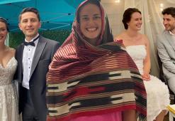 Trabzon'a Amerikalı gelin! Emily fındık topladı, horon oynadı