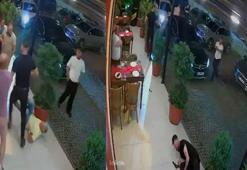 Eğlence mekanı önünde silahlı çatışma! Anbean güvenlik kamerasına yansıdı