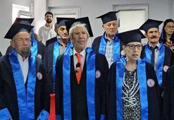77 yaşında mezuniyet coşkusu! ‘Çok güzel bir duygu’