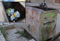 Yeni doğan bebeğini çöpe attı! Mahalleli, bebeğin ağlama sesi ile harekete geçti