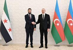 Suriye Cumhurbaşkanı Şara, Azerbaycan'da Cumhurbaşkanı Aliyev ile görüştü