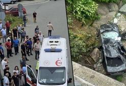Rize'de feci kaza! İki otomobil çarpıştı: 1 ölü, 8 yaralı