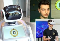 Yapay zeka eğitimi veren Türkiye'de ilk ve tek okul! Demirören Medya ve Teknoloji MTAL'de robotla tanıtım