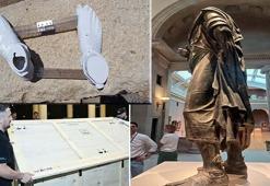 65 yıl sonra büyük dönüş! Roma İmparatoru Marcus Aurelius’un bronz heykeli Türkiye’de