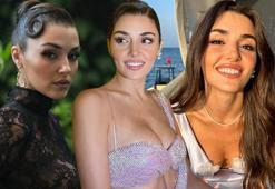 Hande Erçel düğüne güzelliyle damga vurdu! Hakan Sabancı ile göz göze pozlar