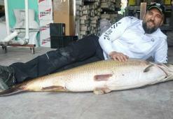 Oltaya geldi! Denizin ortasında bir ilk: İnsan boyunda ve ağırlığında...