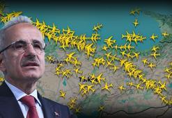 Bakan Uraloğlu paylaştı: Türk hava sahasında rekor üstüne rekor