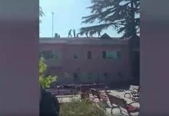Sarıyer'de Baltalimanı Kemik Hastanesi'nde yangın
