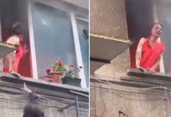 Alevlerin arasında kalmıştı! Yaralı kadından haber var