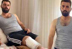 Tarlada dehşet dakikaları! ‘Ayı dişlerini bacağıma geçirdi'