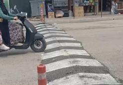 Elektrik hattı korunsun diye yapılan kasis, motosikletliyi hastanelik etti