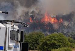 İzmir Bornova'da orman yangını! Alevler Buca'ya sıçradı