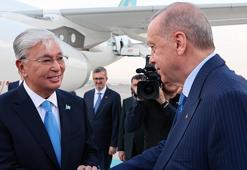 Kazakistan Cumhurbaşkanı Tokayev Ankara'da! Cumhurbaşkanı Erdoğan karşıladı