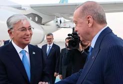 Kazakistan Cumhurbaşkanı Tokayev Ankara'da! Cumhurbaşkanı Erdoğan karşıladı