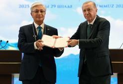 Tokayev'e Türkiye Cumhuriyeti Devlet Nişanı tevcih edildi