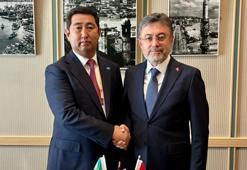 Bakan Yumaklı ile Kazak mevkidaşı Saparov bir araya geldi