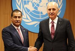 Meclis Başkanı Kurtulmuş, Pakistan Ulusal Meclis Başkanı Sadık ile görüştü