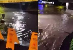 Depremin ardından Havaii'de tsunami dalgaları kıyıyı vurmaya başladı