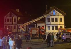 Gümüşhane’de 3 katlı otelde yangın! Vali Baruş'dan açıklama