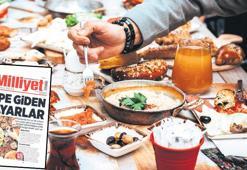 ‘Gösteri’ bitince kahvaltı çöpte