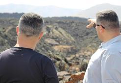 Türkiye'deki son volkanik patlamada akan lavların yuttuğu köyler araştırıyorlar