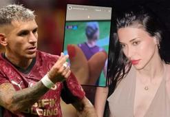 Devrim Özkan ve Lucas Torreira'dan barışma sonrası ilk kare! Maç sonrası sevgilisinin yanına koştu