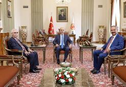 TBMM Başkanı Numan Kurtulmuş, AYM Başkanı Özkaya'yı kabul etti