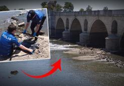 Meriç Nehri'nin suları çekildi, ortaya çıkan şey şoke etti