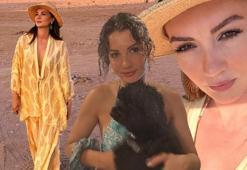 Yeni tatil rotası belli oldu! Burcu Özberk'in Instagram pozlarına beğeni yağdı