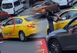 İstanbul'da taksici dehşeti! Tartıştığı genç kızı tek yumrukla bayılttı