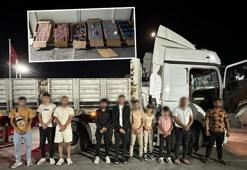 TIR'dan çıkanlara polis bile şaşırdı! Kıskıvrak yakalandılar