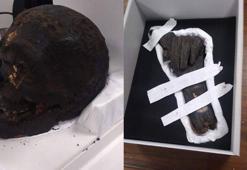 İçlerinde mumya kafatası ve eli de olan 13 tarihi eser Mısır’a iade edildi