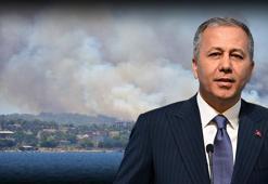 Bakan Yerlikaya: Çanakkale’deki orman yangınlarında mahsur kalan 348 kişi kurtarıldı