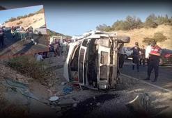 Adıyaman'da feci kaza! Tarım işçilerini taşıyan minibüs devrildi: 23 yaralı