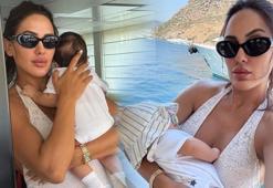 Doğum sonrası eski formuna kavuştu! Survivor Sahra fit haliyle dikkat çekti