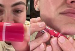 Cımbızı yoktu ama vazgeçmedi! Krem tüpüyle şaşırtan sonuç: Hiç tüy kalmadı